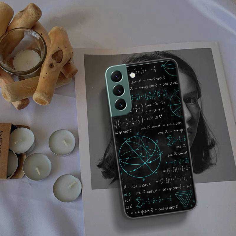 Physics Chemical Mathematics Phone Case For Samsung Galaxy Note 20 Ultra 10 Lite 9 8 M11 M12 M21 M30S M31 M32 M51 M52 J8 J6 J4 P