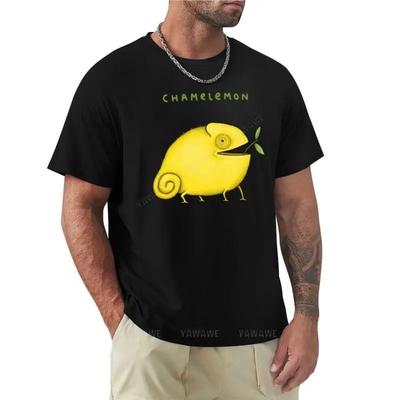 Футболка мужская хлопковая Chamelemon T-Shirt оверсайз футболка кошачьи футболки черные футболки футболка мужская летняя футболка для мужчины