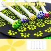 4pcs Moon Pattern Flower Floral Dotting Tools Butterflies Embossing Tool  for DIY Graffiti