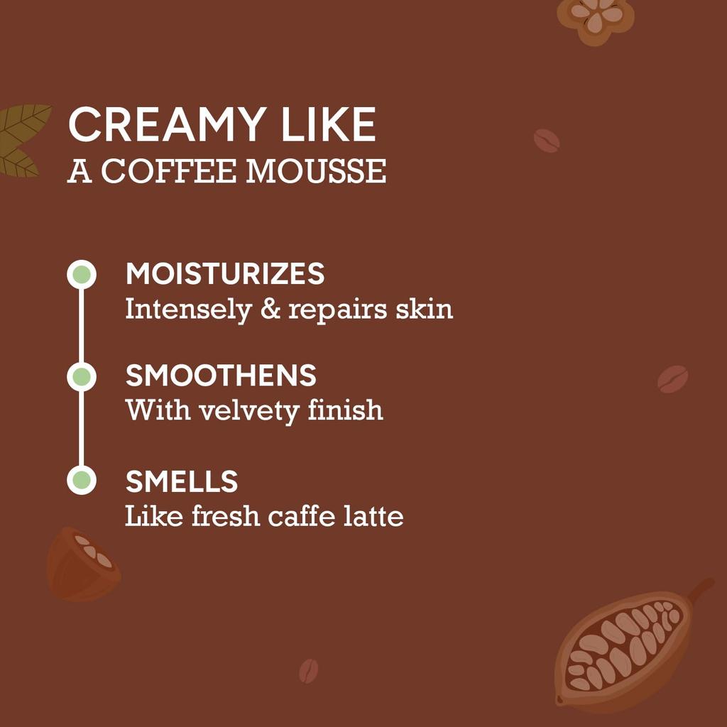 CITTA Крем для тела с кофе арабика для мужчин и женщин | Насыщенное увлажнение и интенсивное питание | Идеальное решение для сухости | 100 г