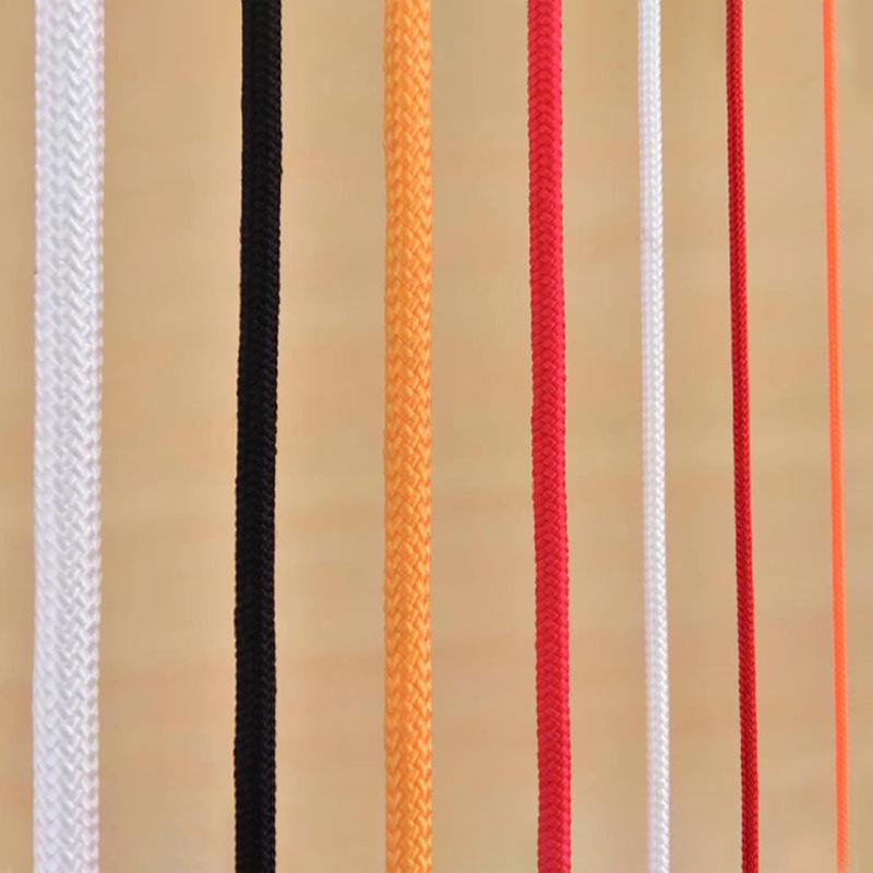 Декоративная нейлоновая веревка: Веревка для белья на открытом воздухе, полипропиленовая плетеная обвязка, обернутая сердцевиной