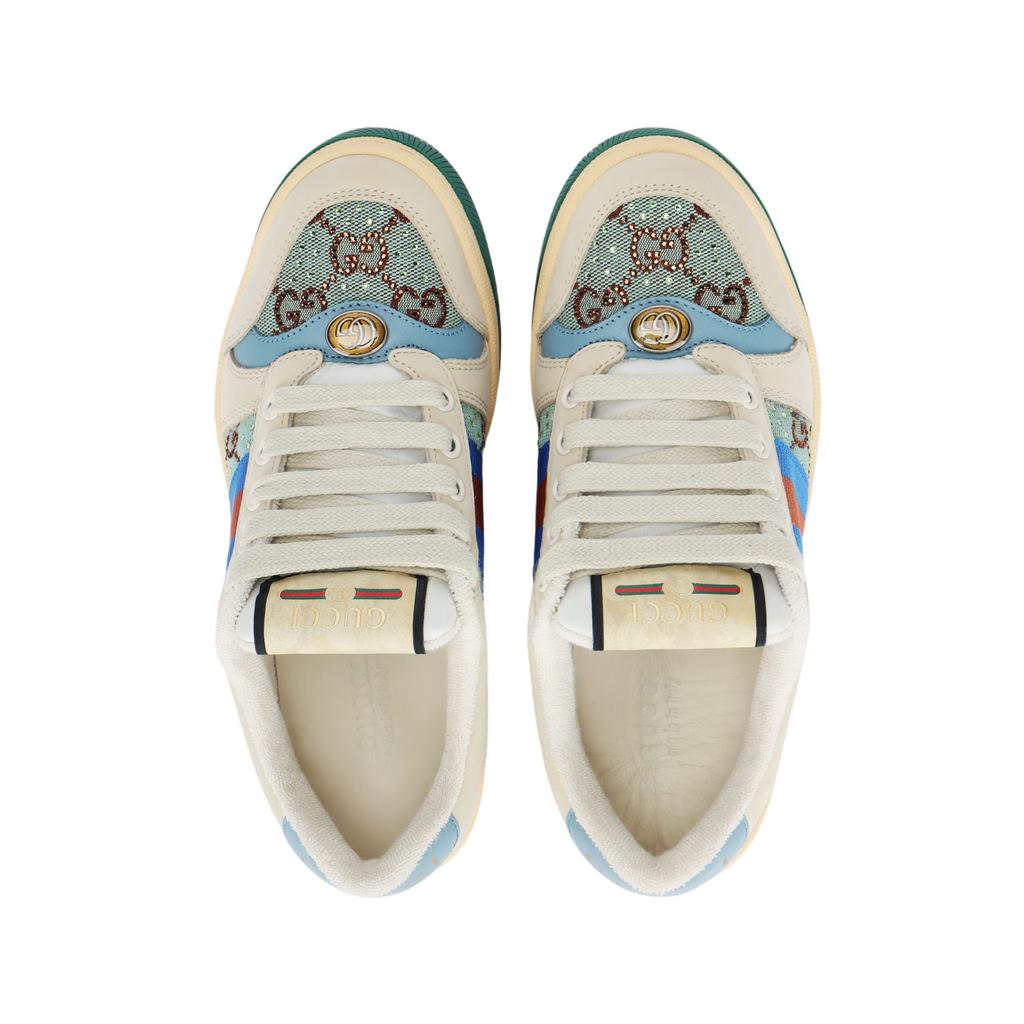 Gucci Женские Screener 'Коричневый Синий Красный' Женские 677423 9SFR0 4983