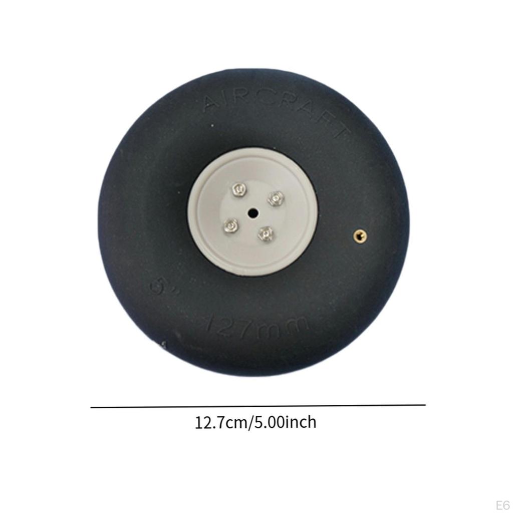 RC Airplane Wheel Parts Supplies Professional Easy to Install Model Fixed Wing Wheels