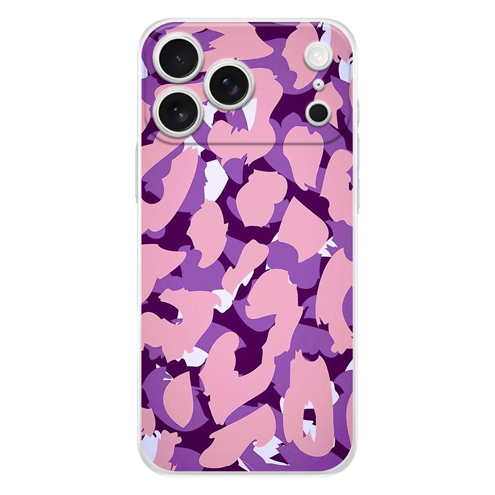 Мягкий чехол для телефона для iPhone 17 Air 16E 16 11 15 14 Pro MAX 12 13 7 8 Plus SE Пасхальный чехол Защита Сексуальный Модный Леопардовый принт