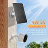 Солнечная панель 4 Вт/6 В, 5 В, зарядка, IP65, погодозащищенная, солнечная ячейка, регулируемое настенное крепление с кабелем для зарядки 9,8 фута для Arlo Pro 5S/4/3