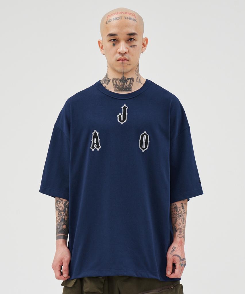 AJOBYAJO Diamond Logo T-Shirt [Navy]