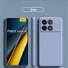 Защитная пленка для камеры Мягкий чехол Для Xiaomi Poco X6 Pro 5G Чехлы для телефона Для Xiaomi Poco X6 Pro Poco X6 Pro 5G Ударопрочная Матовая крышка