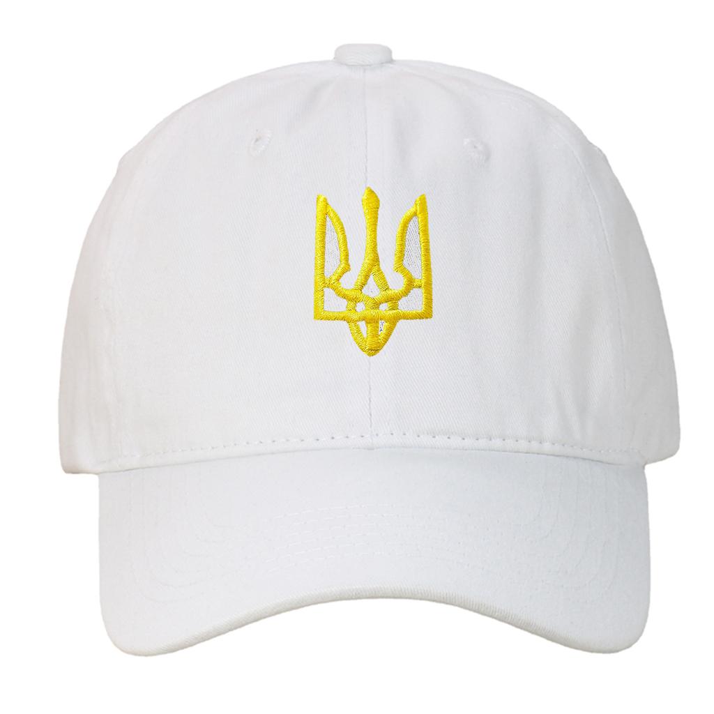 Ebay Украина Национальный герб Мужская бейсболка Козырек Защита от солнца Шляпа с национальным гербом Украины