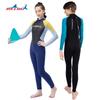 Детский гидрокостюм 2,5 мм цельный с длинным рукавом для подростков для серфинга и сноркелинга купальник