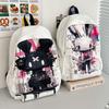 Graffiti Print Schoolbag Women's Lightweight Cute Backpack Junior High School Student Backpack