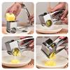 Handheld Rotary Cheese Grater Cheese Hand Grater Kitchen Craft Stainless Steel Cheese Vegetable Grater Shredder With Handle