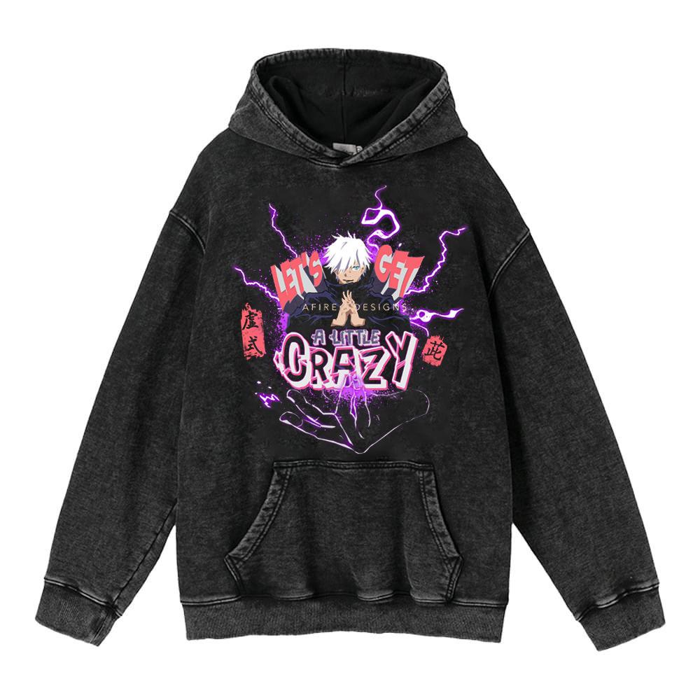 Осенне-зимнее выстиранное ретро худи Riman ретро свитер