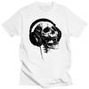 Cheap  Skull With Music Headset Rock Forever Tee Shirts Mens  Made Oversized Anime Tshirt Men Premium Cotton Gothic Style Tshirt