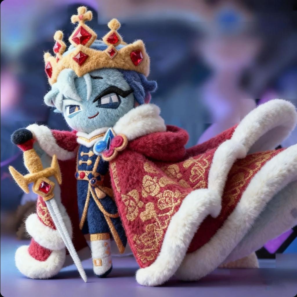 Плюшевая игрушка Печенька Темная Колдунья из игры Cookie Run Kingdom, Набитая кукла, Персонаж игры, Декорация для фанатов игры, Коллекция, Подарок