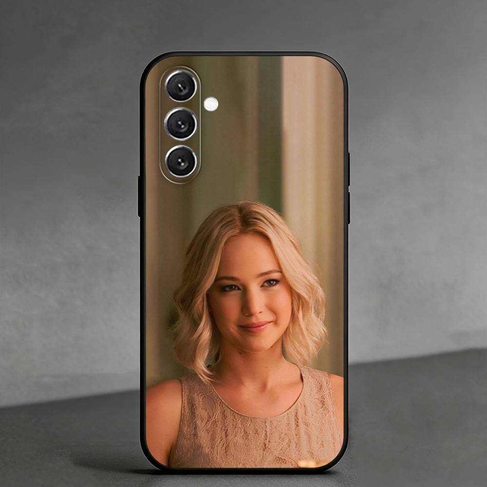Чехол для телефона J-Jennifer Lawrence для Samsung Galaxy A91,80,73,72 ,71,53,52,32 ,31,22,21s,20, Мягкий черный чехол