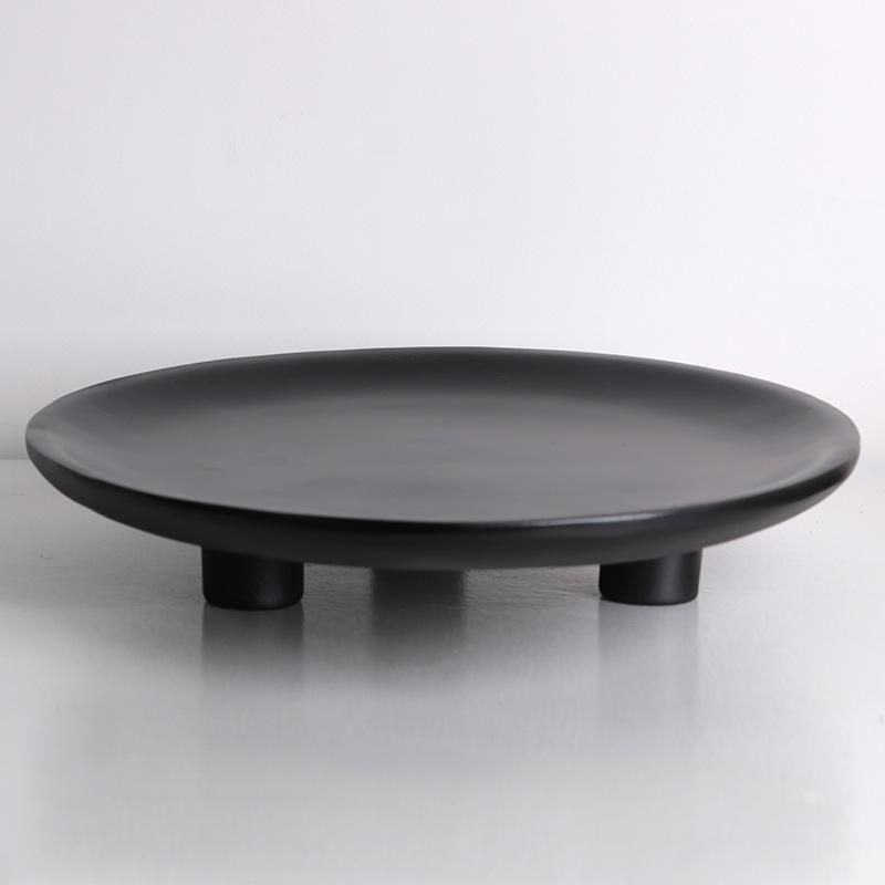 Современная минималистская модель дома фруктовая тарелка скандинавский креативный трехногий поднос обеденный стол мягкие украшения выставочный зал хранение украшения