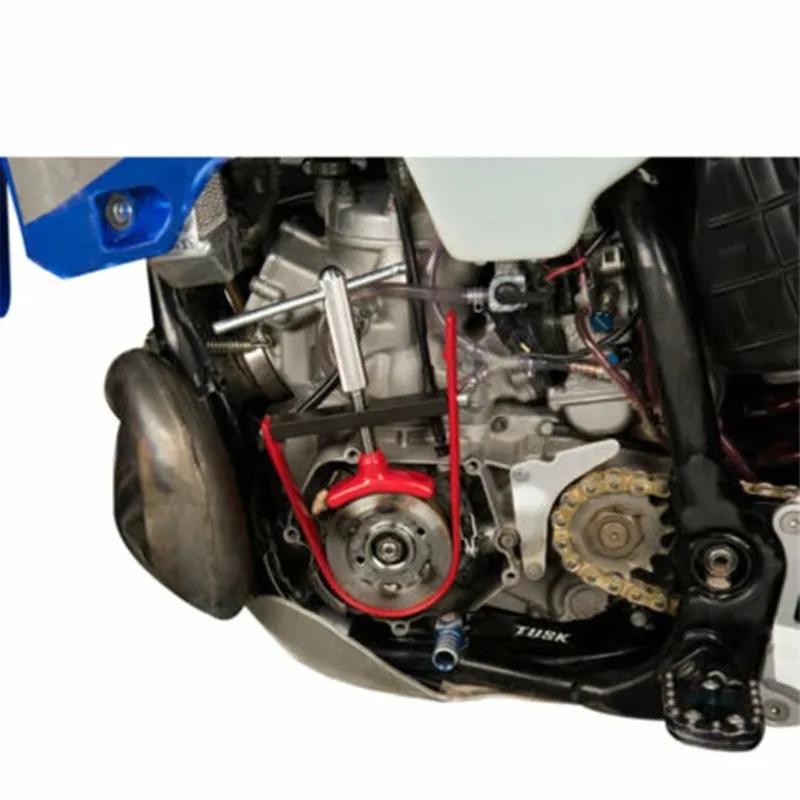 Универсальный держатель маховика Инструмент для удержания шкива сцепления Фиксирующее устройство Фиксатор звездочки Профессиональный инструмент для шкива сцепления мотоцикла