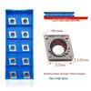 CNC Ромбическая стальная вставка CCMT060204 для внутреннего отверстия 09T304 Черновая расточная токарная резцевая головка для нержавеющей стали