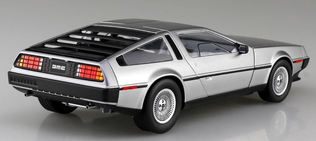 Aoshima Bunka Kyozaisha DeLorean Plastic Model 1/24 TheSupercar No.21 '82 DMC-12