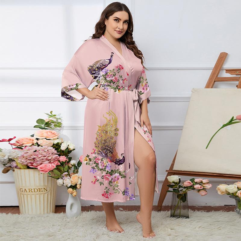 Большие размеры женские новые летние легкие роскошные модные пижамы