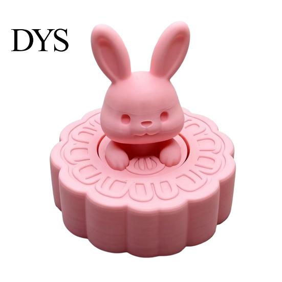 PLA Игрушки-антистресс 3D-печатный кролик, Мячик-антистресс, Подарок на День Святого Валентина, Праздник середины осени, Подарки на День Святого Валентина, Милый кролик, Игрушка-фиджет, Декор для стола,