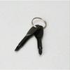 2 шт./набор мини-отверток, карманные ручные инструменты для ремонта, многофункциональный гаджет, портативный брелок Phillips, походная шлицевая отвертка с кольцом для ключей