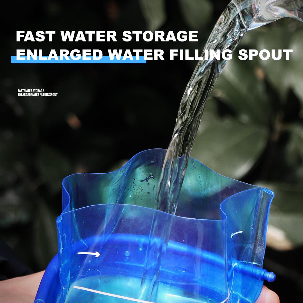 WRELS Water Bladder Water Reservoir Hydration Pack Storage Bag - 1L 1.5L 2L 3L Running Hydration Vest Backpack