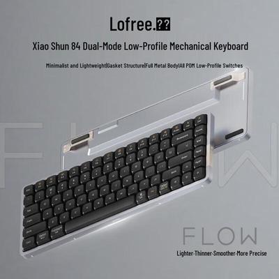 LOFREE OE915 84-клавишная двухрежимная низкопрофильная механическая клавиатура с прокладкой