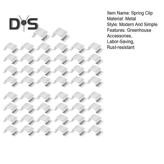 Зажимы для стекла теплицы, пружинные зажимы G из нержавеющей стали, устойчивые к ржавчине, зажимы для остекления теплиц, для ремонта остекления, замена зажимов