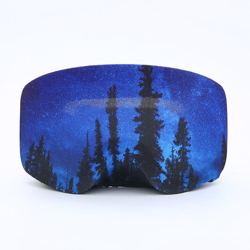 Ski and snowboard goggles protective case, portable storage, spherical snow goggles, anti-scratch lens cloth/Ski goggles cover