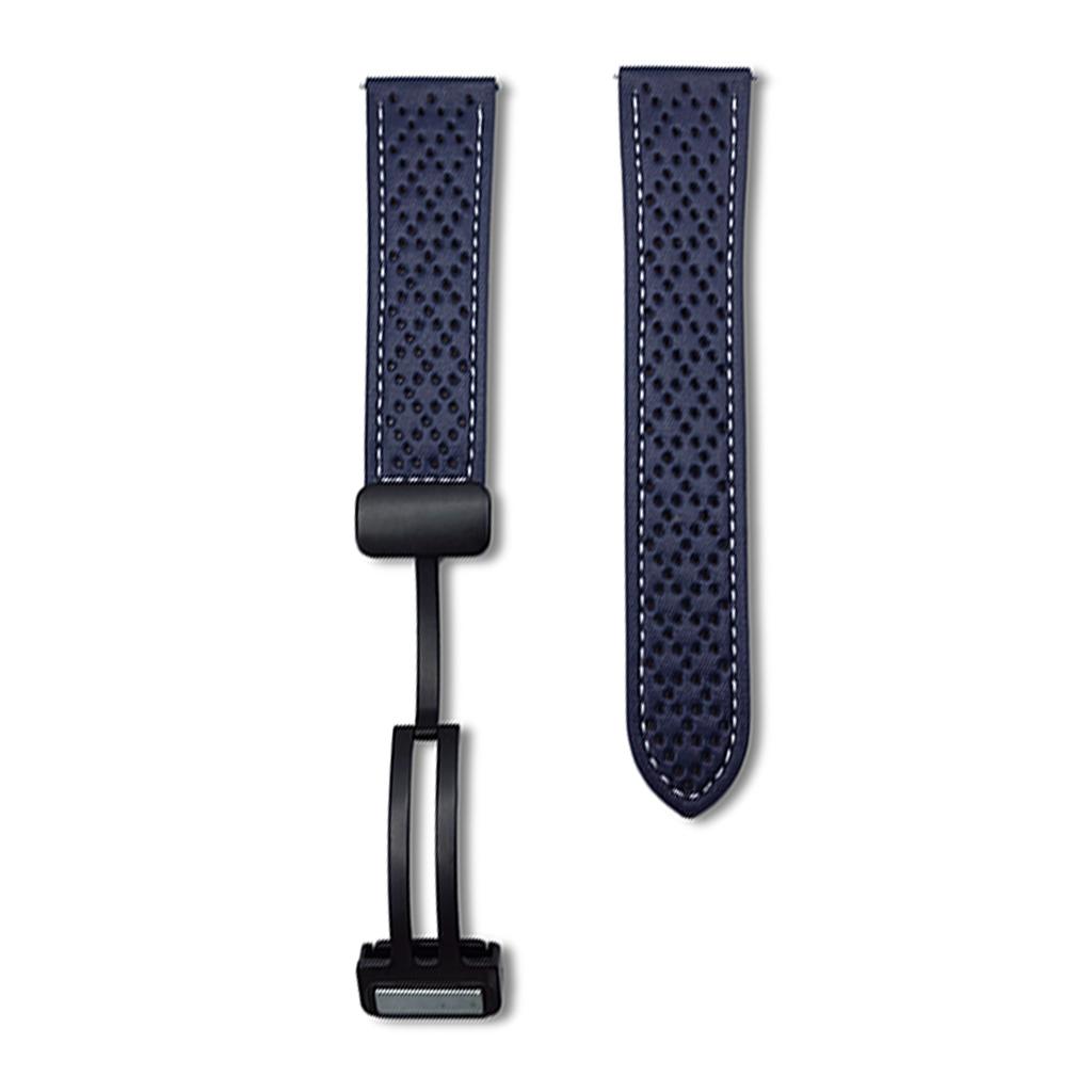 For Samsung Galaxy Watch7/Watch6 Microfiber Leather Watch Bands 20mm Breathable Magnetic Strap