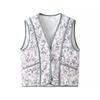 European & American Women's Fashion: 2024 Autumn/Winter Casual Printed Quilted Vest