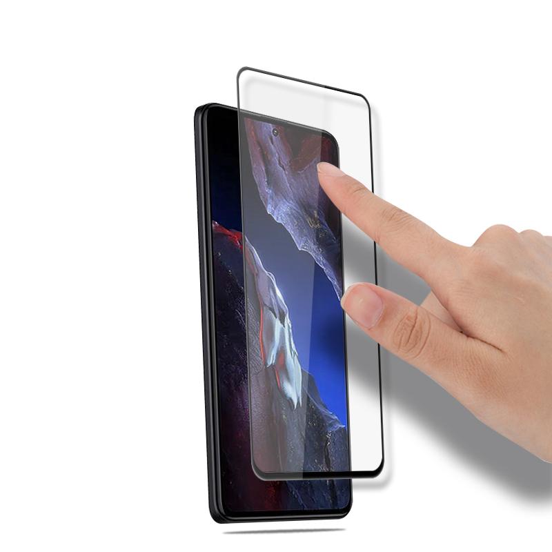 Защитная пленка MOCOLO для Xiaomi Poco F5 Pro 5G/Redmi K60 5G/K60 Pro 5G, Полное покрытие, Шелкография, Закаленное стекло