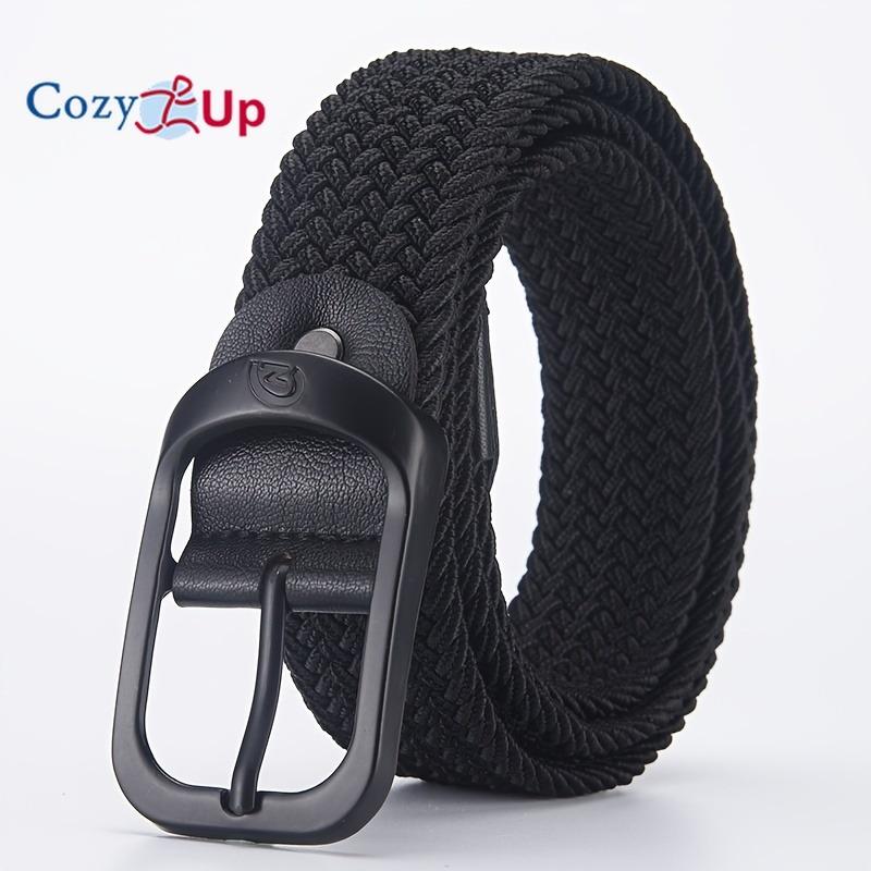 Men's Belt Casual Woven Elastic Belt Outdoor Sports Women's Belt Climbing Work Belt Jeans Suit Pants Men's And Women's Universal