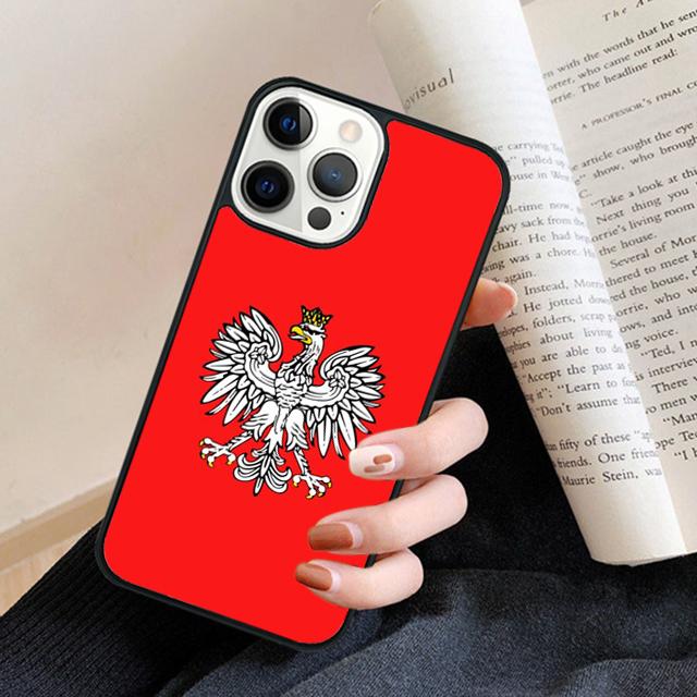 Чехол для телефона с флагом Польши для iPhone 17 Air 16 15 14 plus 11 12 13 pro max coque Shell Fundas