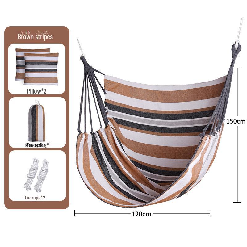 Versatile Hanging Chair for Dorms, Hammocks, and Courtyards - Indoor/Outdoor Swing