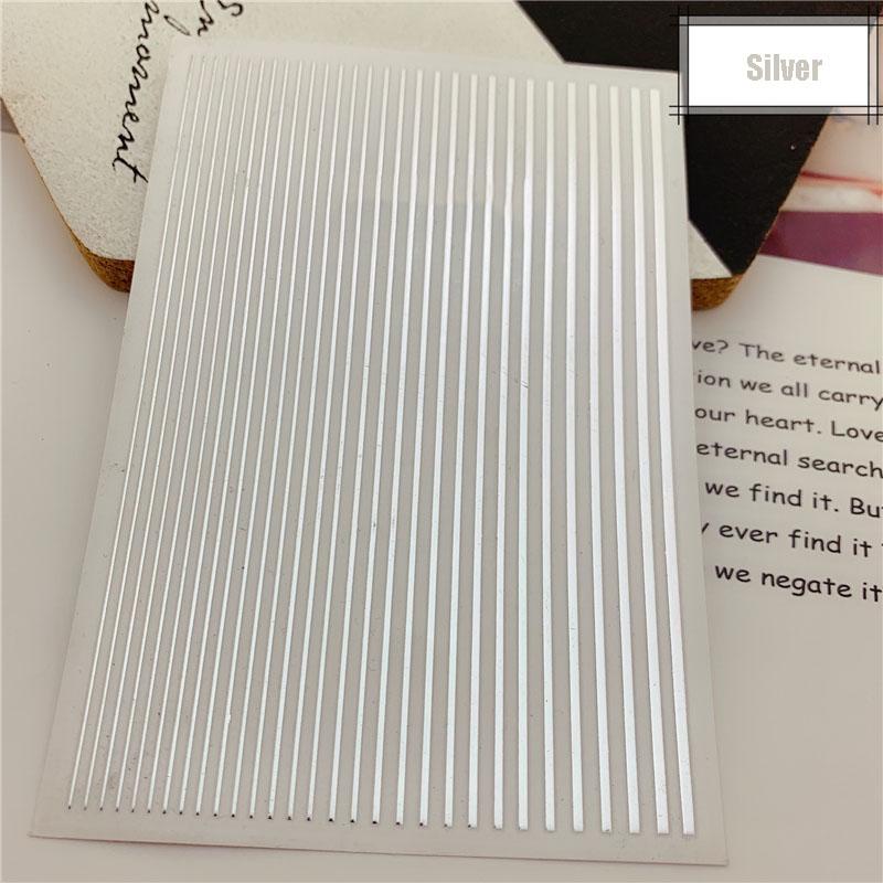 12 шт./1 шт. наклейки-полоски для ногтей, золотые/серебряные металлические кривые ленты, самоклеящиеся слайдеры, наклейки для маникюра и дизайна ногтей