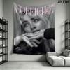 Sabrina Carpenter Charm Wall Hanging Printed Fabric Blanket Decorative Tapestries for Bedroom Living Room Home Decor