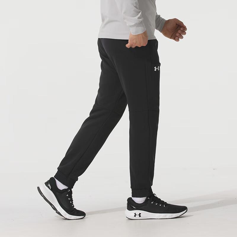 Under Armour Мужские зимние вязаные спортивные штаны на флисовой подкладке