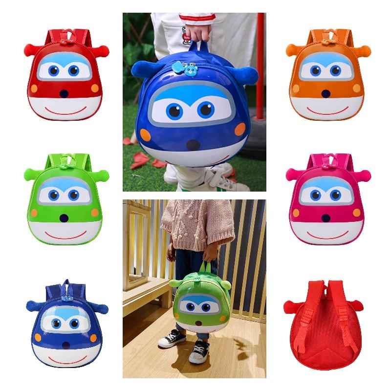 Cute Cartoon Animal Children's Backpack For Boys And Girls With Pvc Material And Reduced Load Functionality