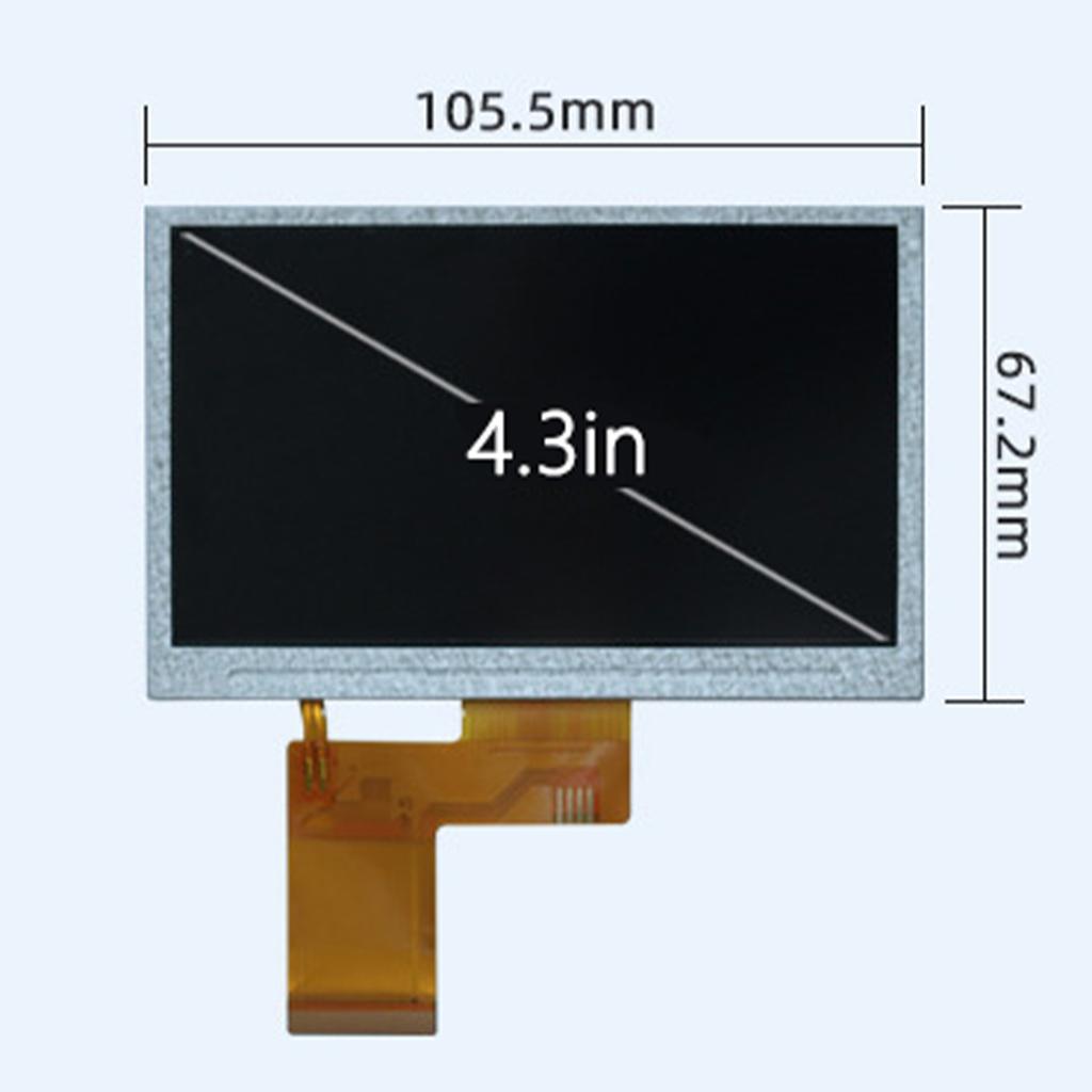 4.3Inch Color TFT LCD Display with Color LED Backlight 480x272 High Resolution for Office Use