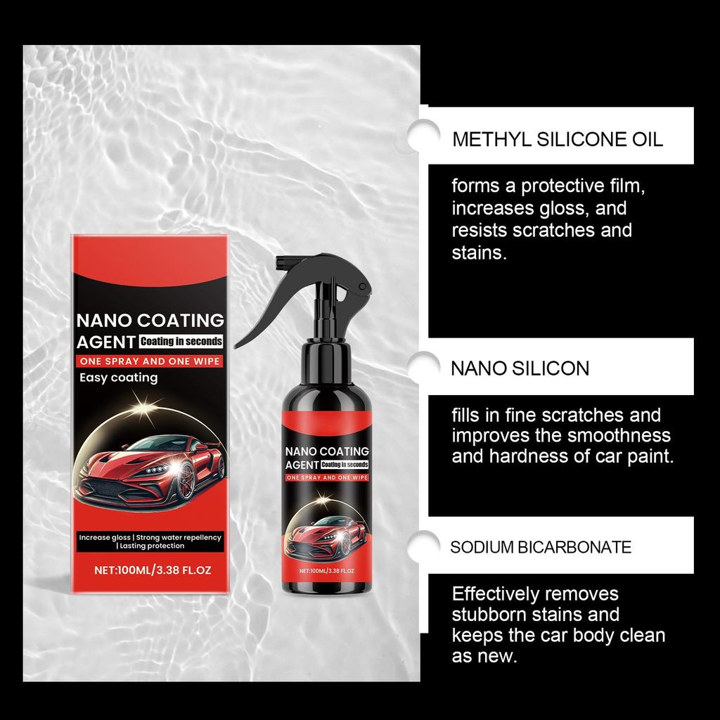 Car Coating Agent Protects Car Paint, Improves Gloss,cleans And Renovates Car Coating Agent 100ml