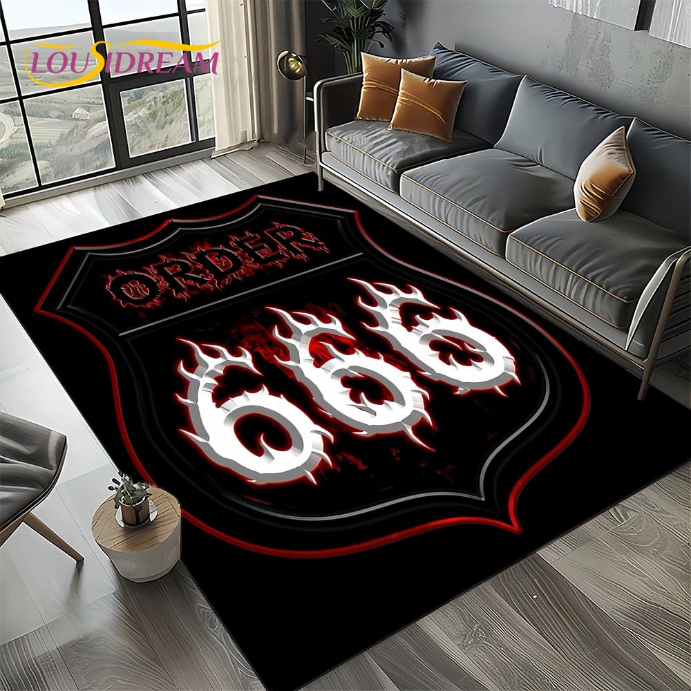 Ретро Америка Исторический Маршрут 66,Мать Дорога,Мать ДорогаКовер для Гостиной Спальни Дома Дивана,Прикроватный Коврик Нескользящий Коврик для Пола