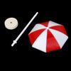 Red Beach Sun Umbrella Miniature PVC Micro Landscape Bonsai Dollhouse Decor