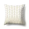 Geometric Marble Pattern Polyester Pillow Case European and American Fashion Simple Pillow Case