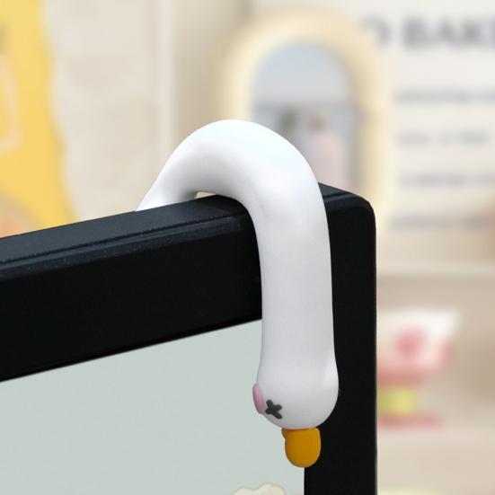 Миниатюрная фигурка гуся из смолы, забавная смоляная маленькая гусыня, декор для компьютера, коллекционная, милая 3D поделка, скульптура для офисного стола, приборной панели автомобиля, домашнего декора