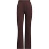 FW24 Doubleknit Flare Modern Series Fashion Logo Knit Sports Pants Women Pants Dark-Gray Brown JX6841