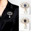 Hollow Out Devil Eye Brooch Pin Decoration Banquet Clothes Pin Rhinestone Eye Brooches Gifts