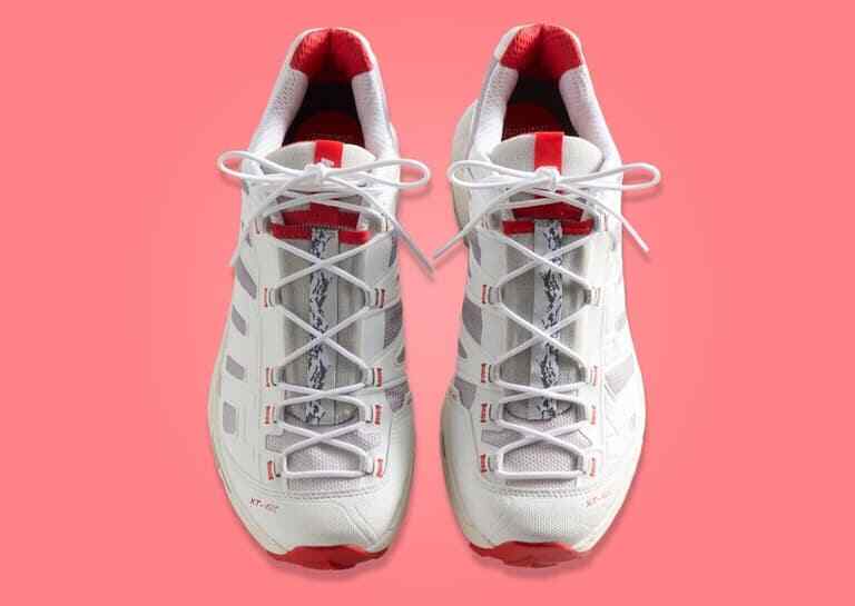L47771800 KITH Salomon XT-4K Ярко-белый Пепел роз Огненно-красный (Мужской)