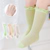 Summer Baby Girls Socks Toddlers Kids Long Knee High Mesh Thin Socks Hollow Out Soft Cotton Infant Socks For 0-5Years